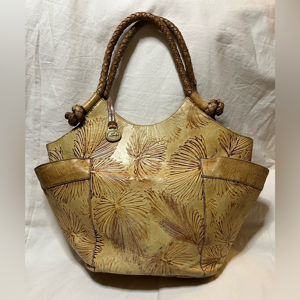 Brahmin | Palm Leaf Carry-all Tote